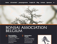 Tablet Screenshot of bonsaiassociation.be